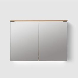 Haven-MC-speilskap-Oak-Wood-produktbilde-100-cm