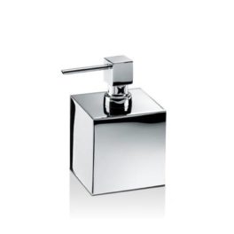 Decor Walther Cube såpedispenser frittstående, produktbilde krom