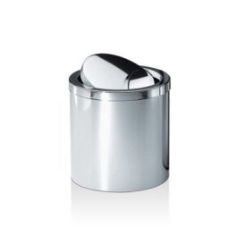 Decor-Walther-DW-125-papirkurv-i-stål,-produktbilde-blankpolert-rustfritt-stål