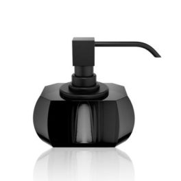 Decor Walther KR SSP såpedispenser i antrasitt krystall - sort matt dispenser, produktbilde