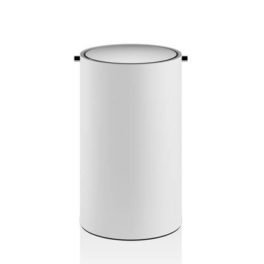 Decor-Walther-Stone-BEMD-papirkurv-i-stål,-produktbilde-hvit-matt-krom
