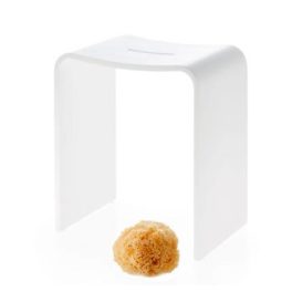 Decor Walther Stone dusjkrakk i Solid Surface, produktbilde hvit