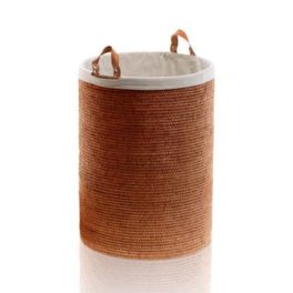 Decor-Walther-Basket-SPA-skittentøyskurv-i-håndvevd-rotting,-produktbilde-mørk-rotting
