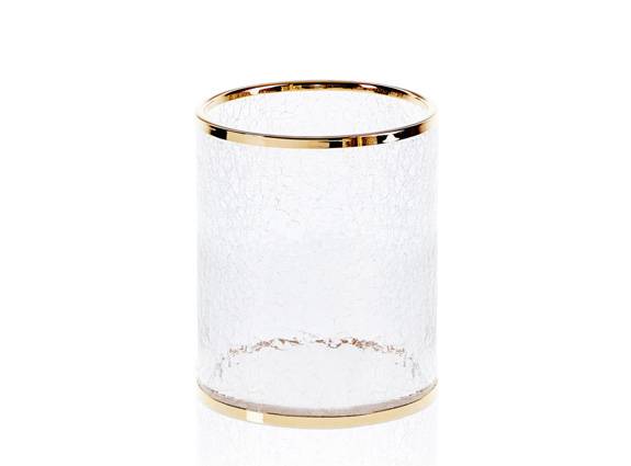 Decor-Walther-Crack-AB-papirkurv-i-krakelert-glass,-produktbilde-gull-dekorring