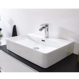 Scala Bad Kvadrat 60 servant med kranhull, produktbilde