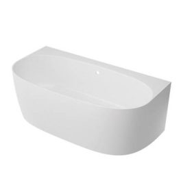 Strømberg Arden badekar 158x86 cm back to wall, produktbilde
