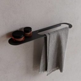 Copenhagen Bath CB100 sort hylle, produktbilde
