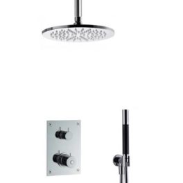 Tapwell BOX268 krom komplett takdusj, produktbilde