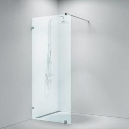 Strømberg Lucca 200 fastvegg, produktbilde klart glass blank krom