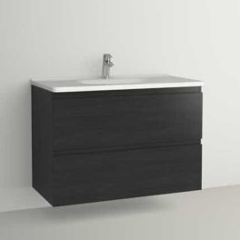 Vedum Flow 101 servantpakke porselen, produktbilde sort ask