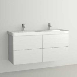 Vedum Mezzo 123 servantpakke, produktbilde Line hvit
