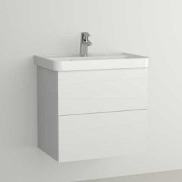 Vedum Mezzo 63 servantpakke, produktbilde Line hvit