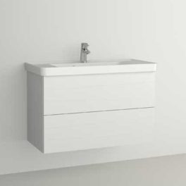 Vedum Mezzo 93 servantpakke, produktbilde Line hvit